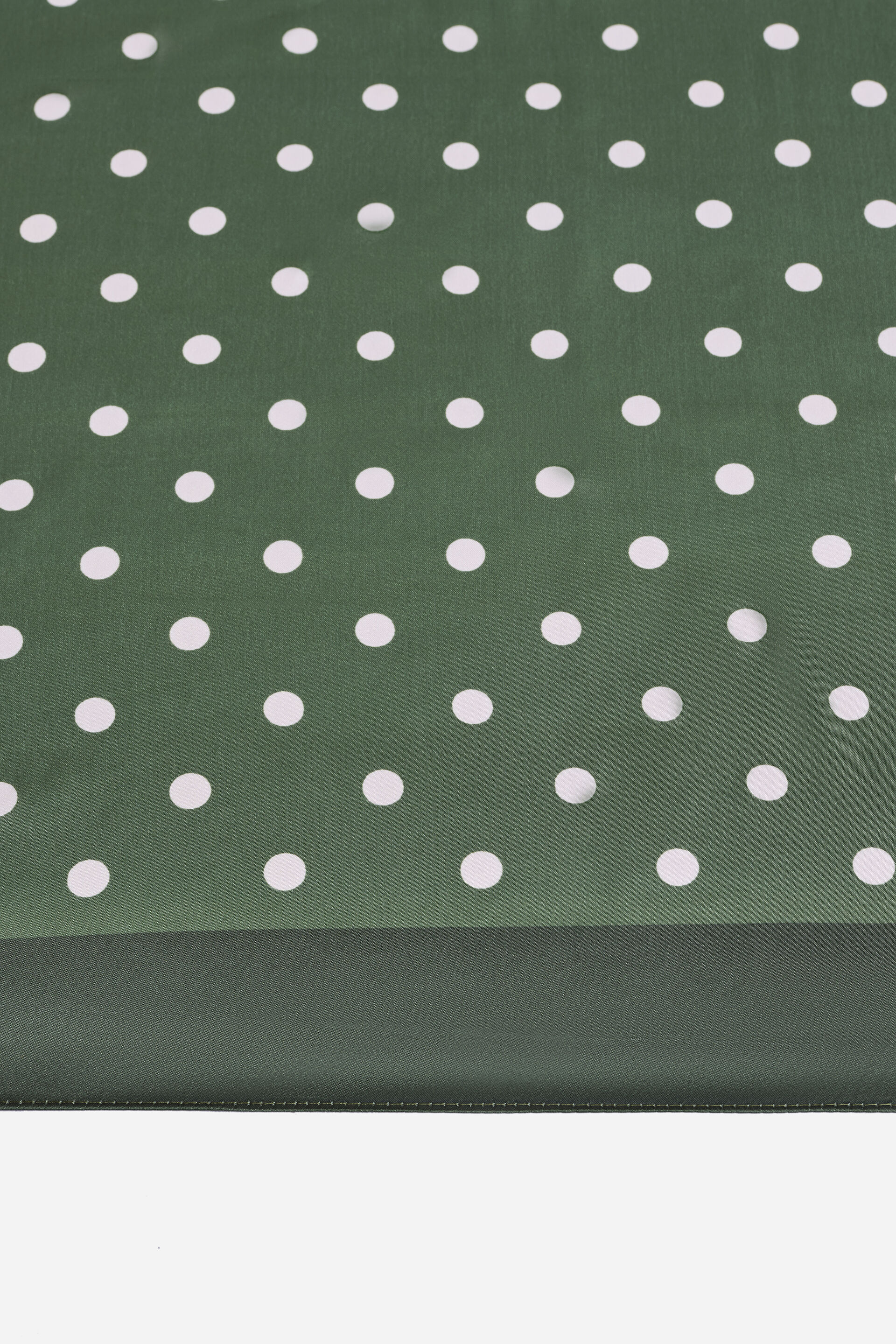 Soft Green Satin Scarf, , image 2